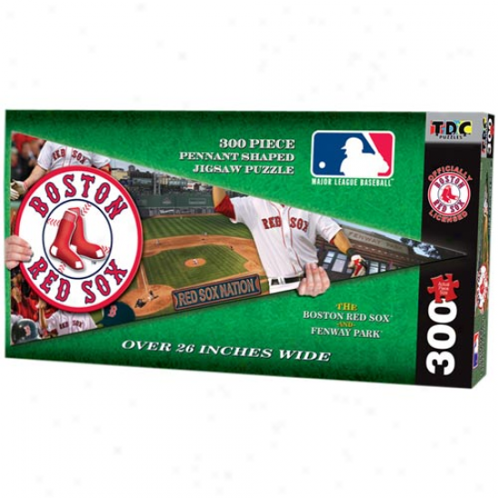 Boston Red Sox 300-piece Pennant Jigsaw Puzzle