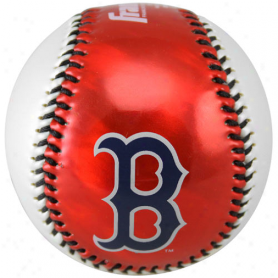 Boston Red Sox Metallic Soft Strike Baseball