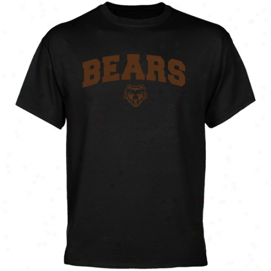 Brown Bears Black Mascot Arch T-shirt