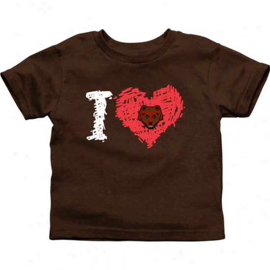 Brkwn Bears Toddler Iheart T-shirt - Brown