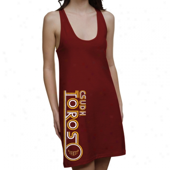 Cal State Dominguez Hills Toros Ladies Retro Junior's Racerback Dress - Principal