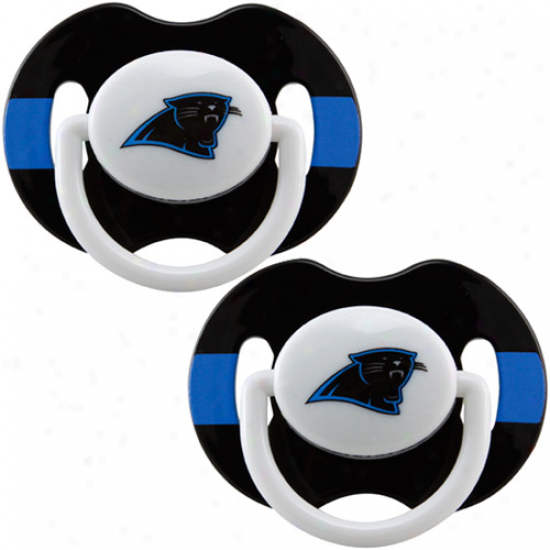 Carolina Panthers 2-pack Team Logo Pacifiers