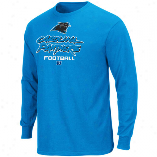 Carolina Panthers Critical Victory V Long Sleeve T-shirt - Panther Blue