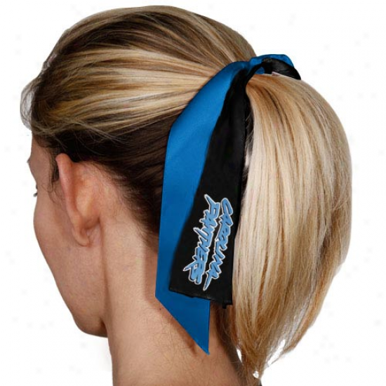 Carolina Panthers Streamer Ponytail Holder