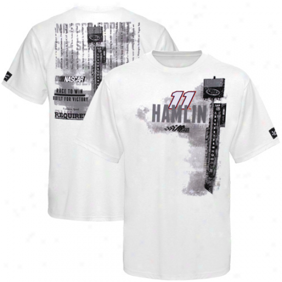 Pursuit Authentics Denny Hamlin Tower T-shirt - White