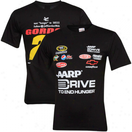 Chase Authentics Jeff Gordon Sponsors T-shirt - Black