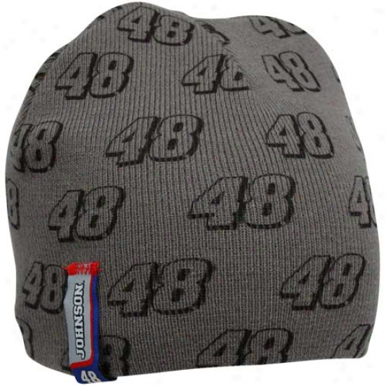 Pursuit Authentics Jimmie Johnson Youth Charcal Knit Beanie