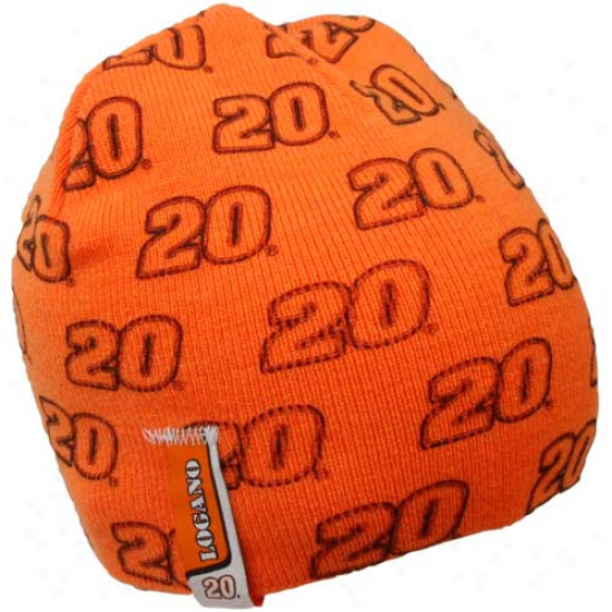 Chase Authentics Joey Logano Youth Orange Knit Beanie