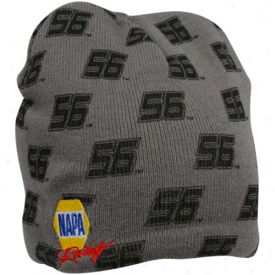 Chase Authentics Martin Truex Jr. Chaecoal Driver Knit Beanie