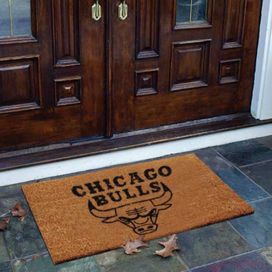 Chicago Bulls Flocked Coir Door Mat