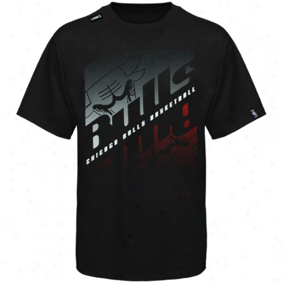 Chicago Bulls Youth Crossfade T-shirt - Black