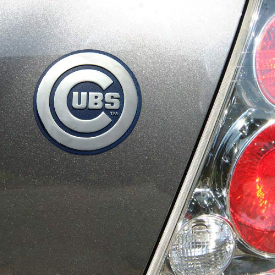 Chicago Cubs Prenium Metal Car Emblem