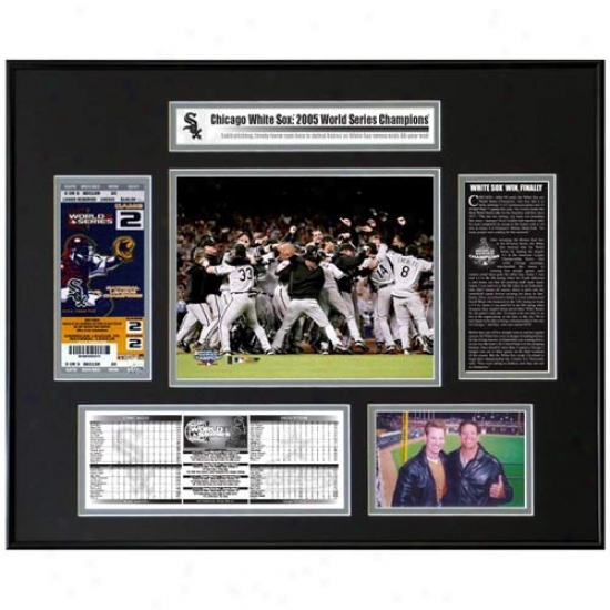 Chicago White Sox 2005 World Series Ticket Frame - Team Celebration