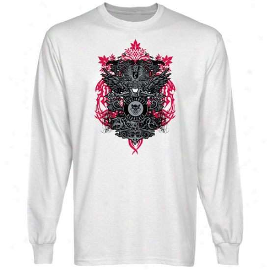 Cincinnati Beaecats White Shield Of Arms Long Sleeve T-shirt