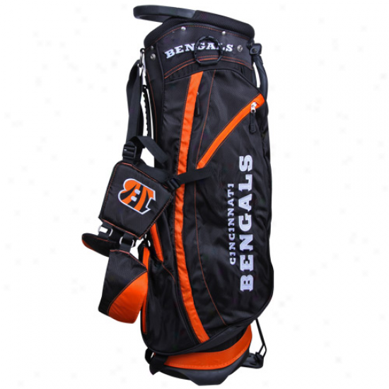 Cincinnati Bengals Black-orange Fairway Stand Golf Sack