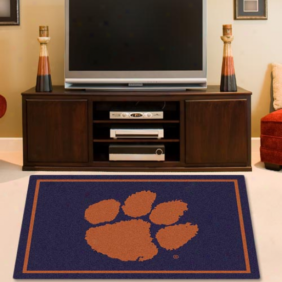 Clemson Tigers 2'8'' X 3'10'' Collegiate Rug -