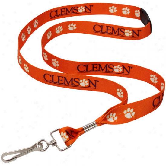 Clemson Tigers Collegiwte Event Lanyard