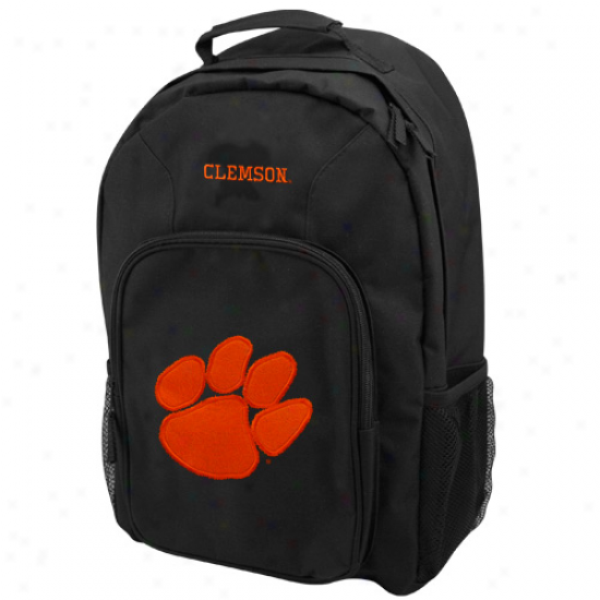 Clemson Tigers Youth Black Southpaw Backpack