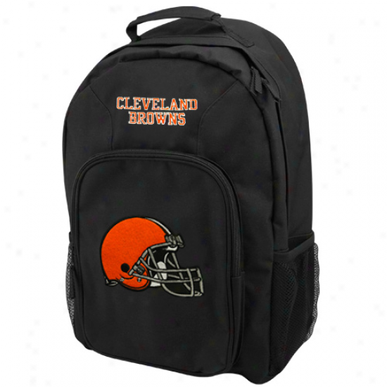 Cleveland Browns Black Southpaw Backkpack