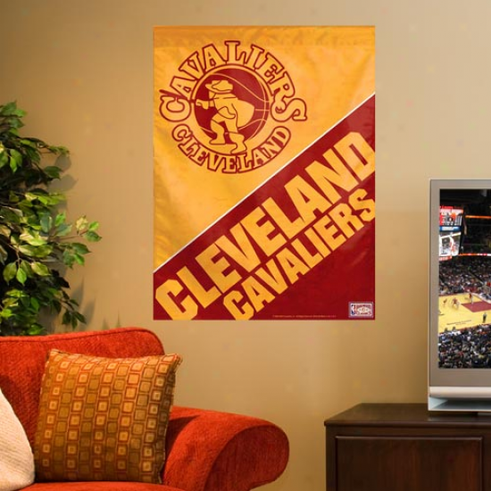 Cleveland Cavaliers 27'' X 37'' Vintage Vertical Flag Flag