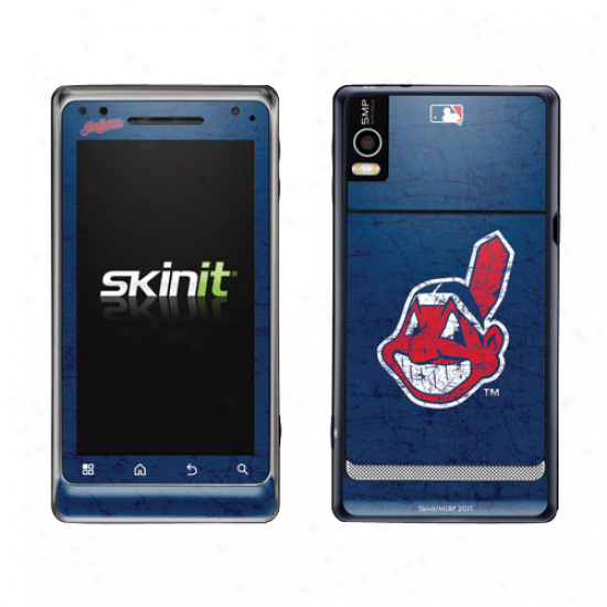 Cleveland Indians Ships Blue Droid 2 Distressed Hide