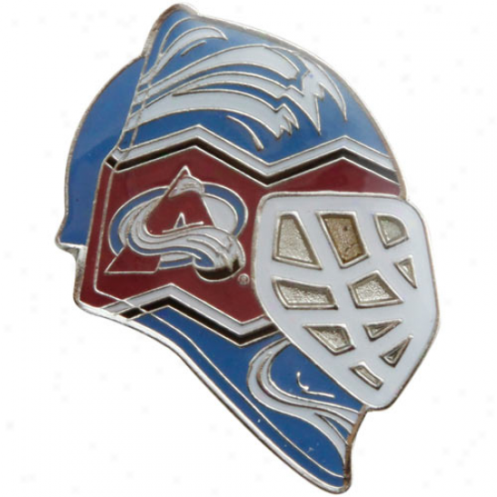 Colorado Avalanche Goalie Mask Pin