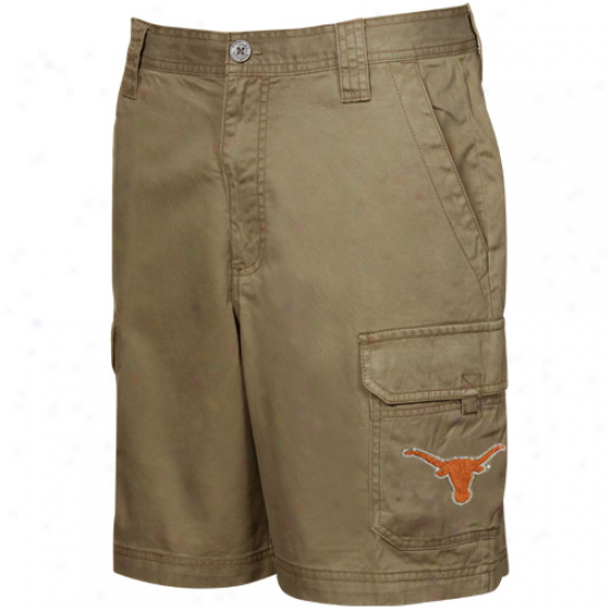 Columbia Texas Longhorns Dark Khaki Brownsmead Cargo Shorts