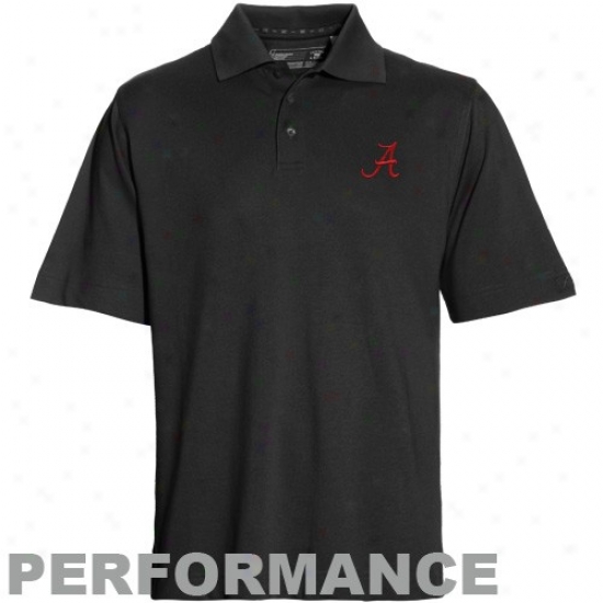 Cutter & Buck Alabama Crimson Tide Mourning Drytec Championship Performance Polo