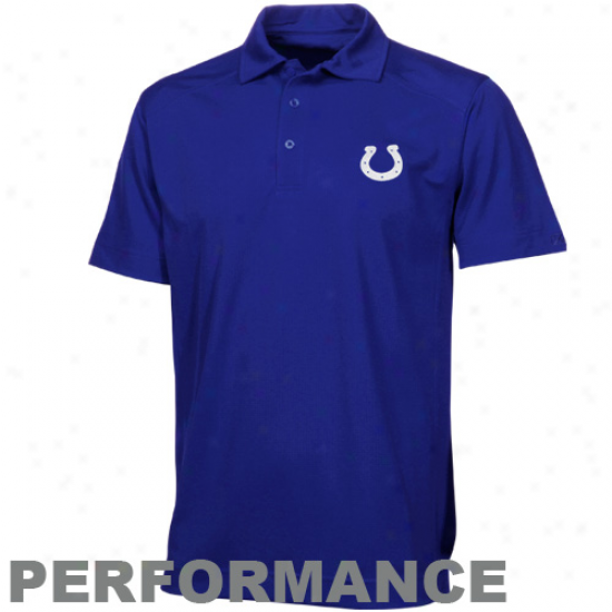 Cutter & Buck Indianapolis Colts Royal Blue Genre Performance Polo