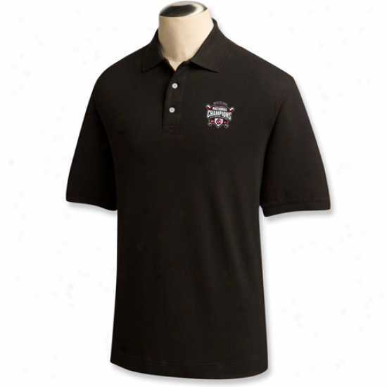 Cutter & Buck South Carolina Gamecocks 2011 Ncaa Men's College Wodld Series Champions Black Ace Polo