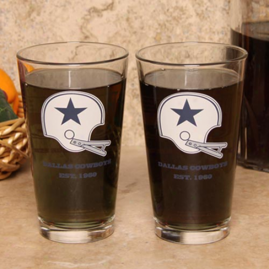 Dallas Cowboys 16oz. 2-pack Legacy Glasses