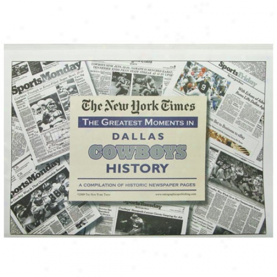 Dallas Cowboys Greatesy Moments Newspaper