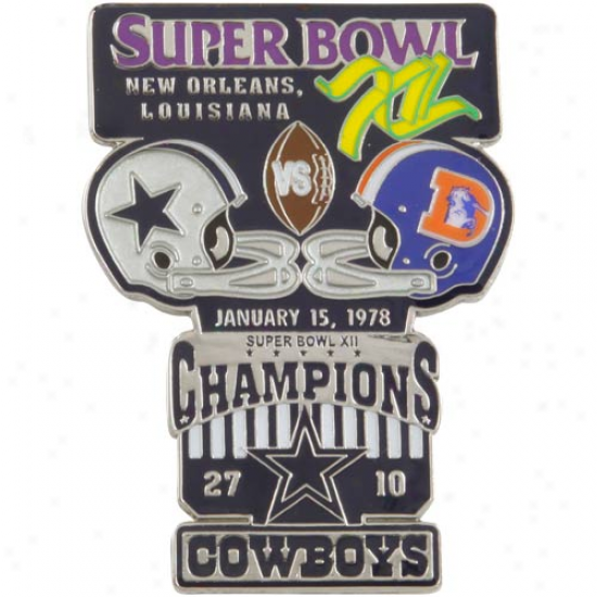 Dallas Cowboys Super Bowl Xii Collectors Pin