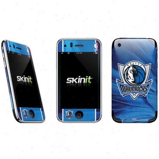 Dallas Mavericks Magnificent Blue Iphone Skin Decal