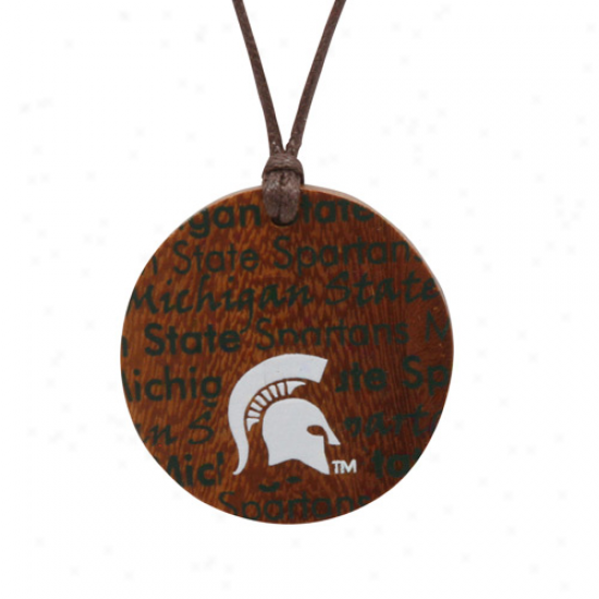 Dayna U Michigan State Spartans Ladids Infinity Awkward Necklace