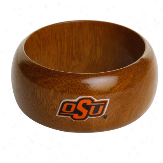 Dayna U Oklahoma State Cowboys Ladies Woody Bangle Bracelet