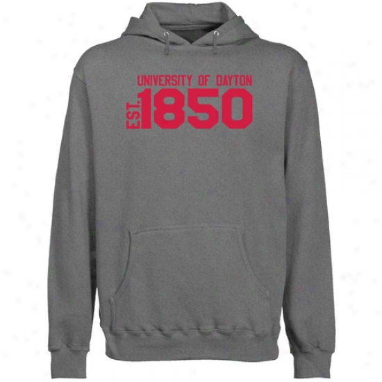 Dayton Flyers Gunmetal Est. Date Lightweight Pul1over Hoody