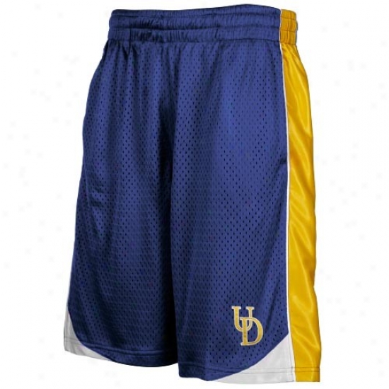 Delaware Figytin' Blue Hens Royal Blie Vector Workout Shorts