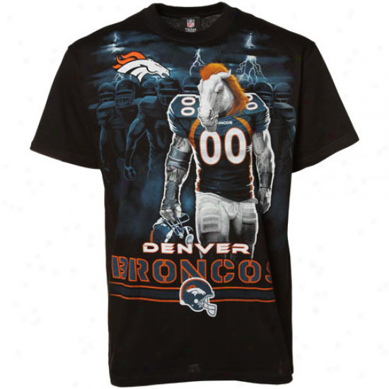 Denver Broncos Black Tunnel Plsyer T-shirt