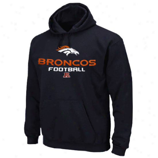 Denver Broncos Royal Blue Critical Vlctory V Hoodie Sweatshirt