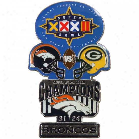 Denver Broncos Super Bowl Xxxii Collectors Pin