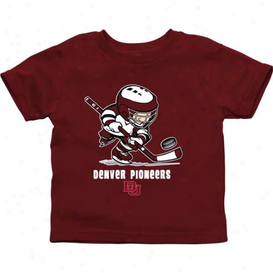 Denver Pioneers Toddler Puck Prince T-shirt - Maroon