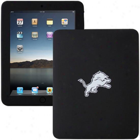 Detroit Lions Black Apple Ipad Silocone Skin