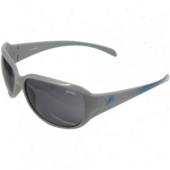 Detroit Lions Ladies Silver Velocity Sunglasses