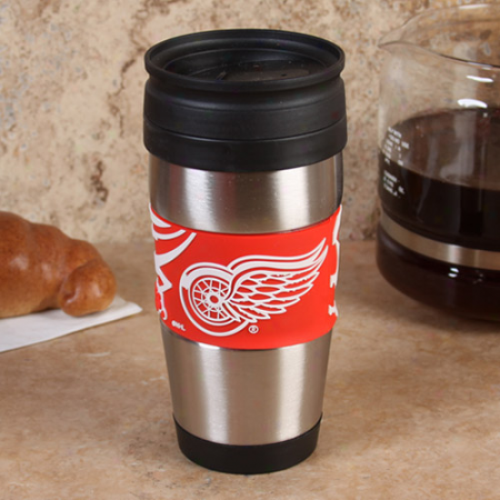 Detroit Red Wings 15oz. Stainless Sfeel & Pvc Travel Tumbler