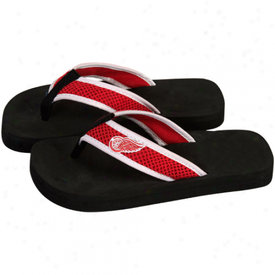 Detroit Red Wings Unisex Basic Flip Flop - Red