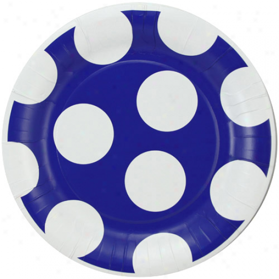 Duke Dismal Devils 8-pack Polka Dot Dinner Plates