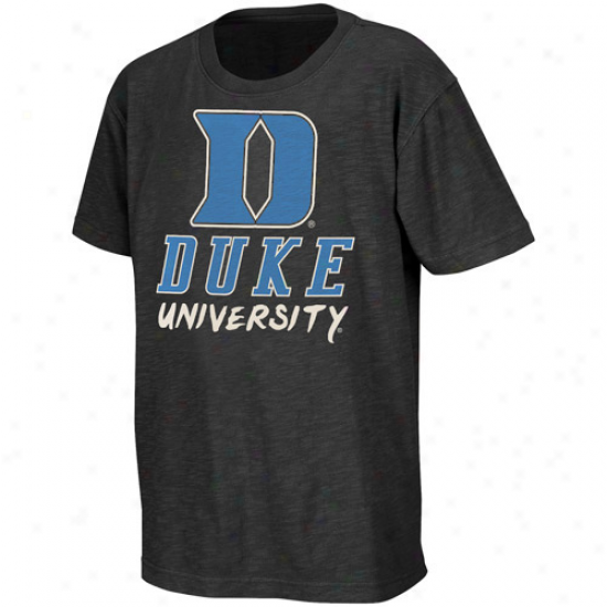 Duke Blue Devils Youth Cut Back T-shirt - Black