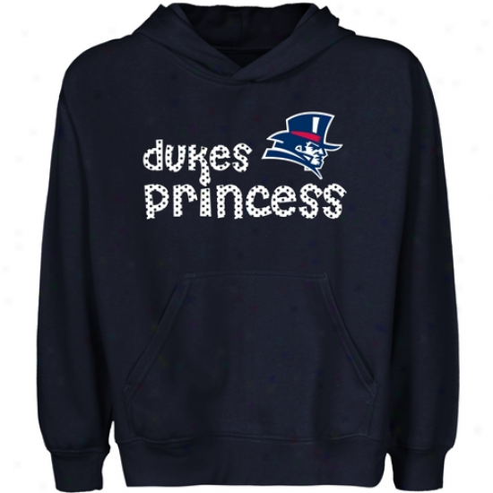 Duquesne Dukes Youth Princess Pullover Hoodie - Ships Blue