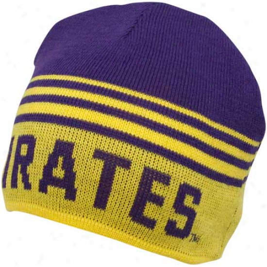 East Carolina Pirates Gold-purple Rush Reversible Beanie